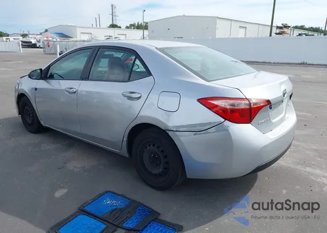 2017 Toyota Corolla Le z USA, uszkodzony, nr VIN 2T1BURHE9HC863687